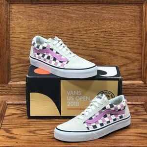 Vans Old Skool US Open Violet‎ Checkerboard Shoes